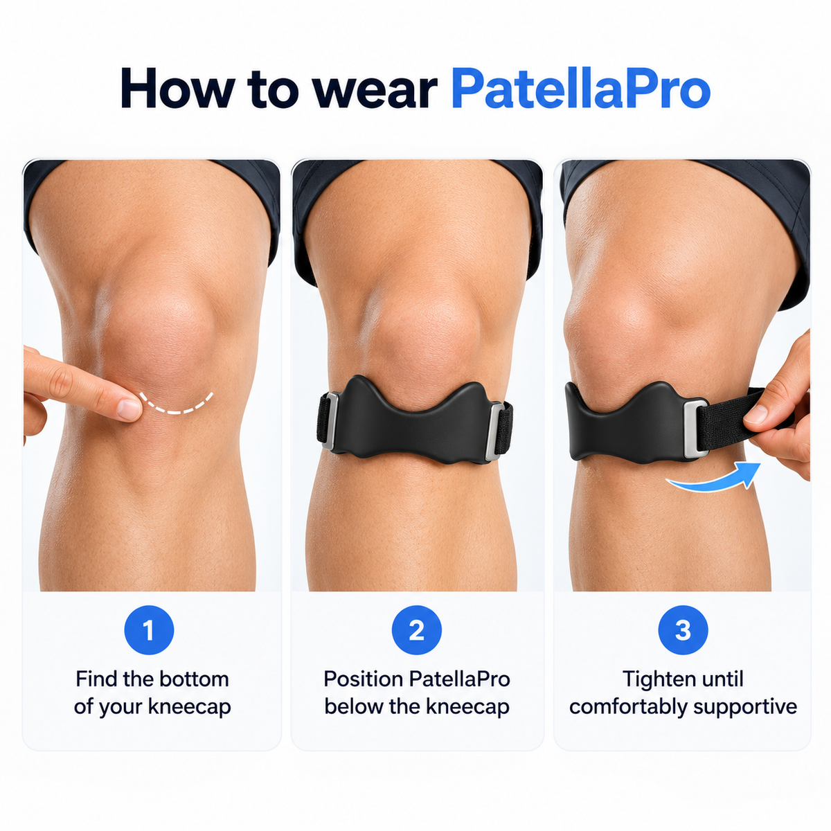 PatellaPro™ Knee Support Strap