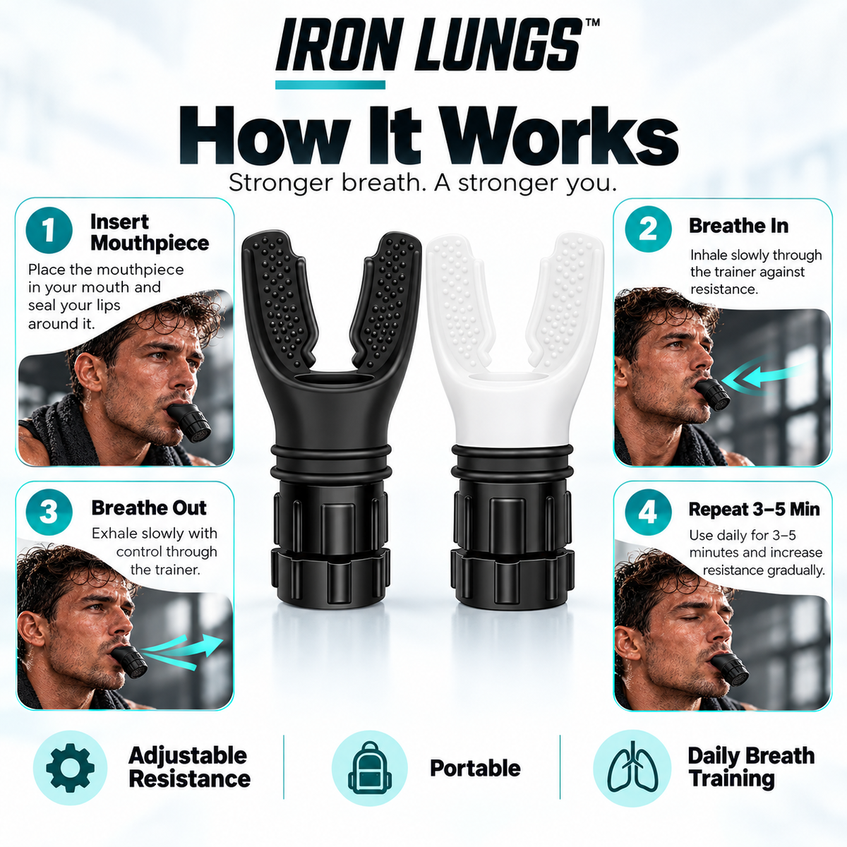 Iron Lungs™ Breathing Trainer