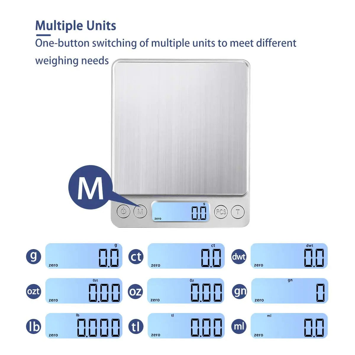 Mini Digital Kitchen Scale 3000g x 0.1g for Cooking, Jewelry, and more