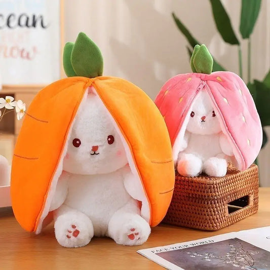 Cute Plush Bunny - turns inside out into a fruit!