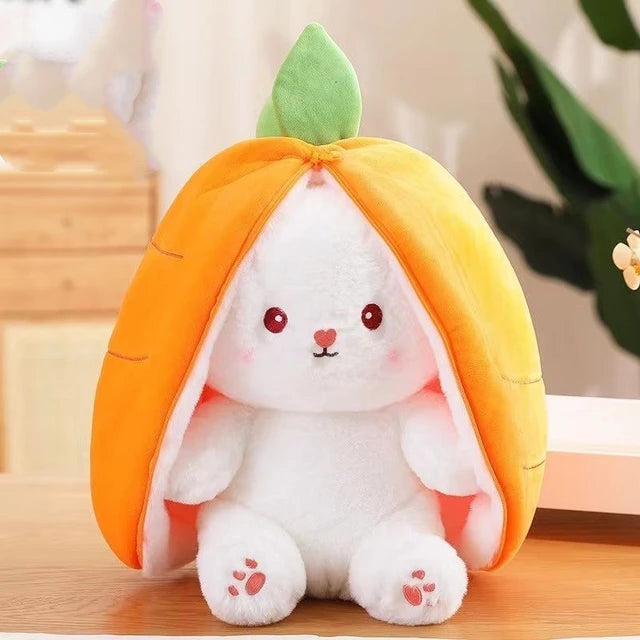 Cute Plush Bunny - turns inside out into a fruit!