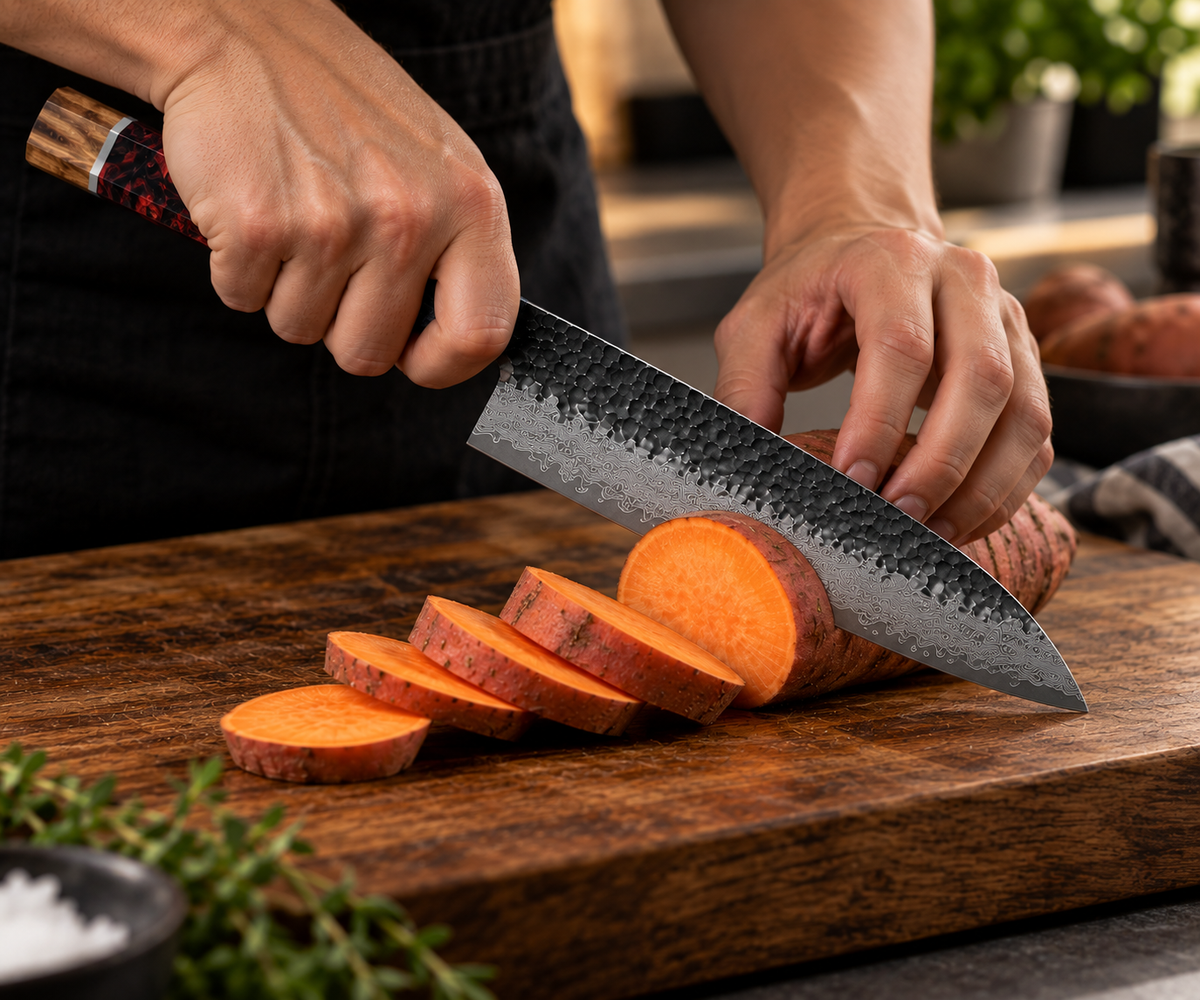 Blackforge™ Damascus Chef Knife